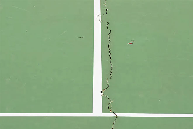 How Professionals Handle Tennis Court Crack Repair