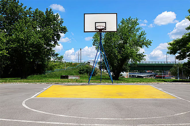 The Process Behind Constructing A Concrete Basketball Court